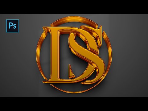 Create Eye-Catching Golden Typography Logo with Photoshop!