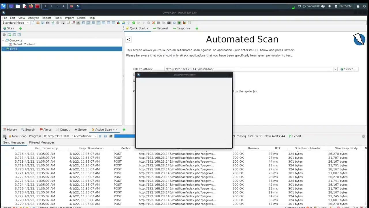 Automated Web Security Scanning with OWASP ZAP (Full Guide)