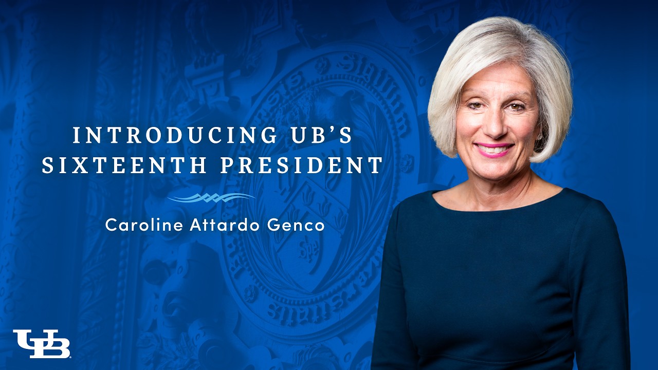 YouTube video of SUNY Board of Trustees' meeting announcing Dr. Caroline Attardo Genco as UB's 16th president