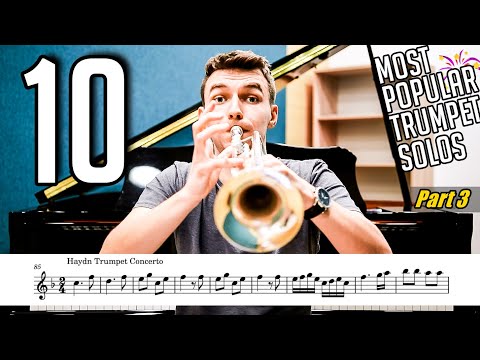 TOP 10 MOST POPULAR TRUMPET SONGS (with Sheet Music / Notes) [Part 3]
