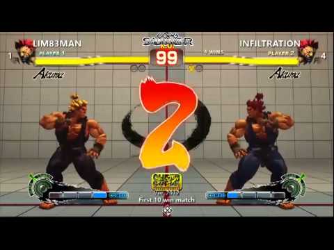 SSFIV:AE v2012 - Lim83man vs. Infiltration FT10 *Jul 26, 2013
