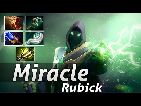 Rubick Build Support 9000 MMR by Miracle Full Gameplay - Dota 2 Epic Moments