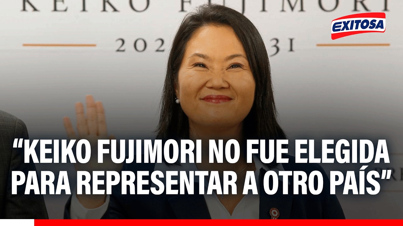 🔴🔵 Keiko Fujimori: "Fue elegida pdta. del Perú, no para representar a otro país", señala colaborador