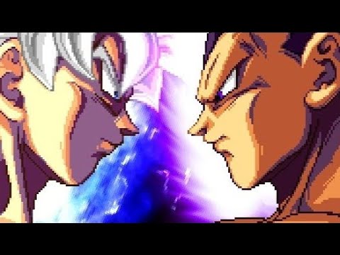 Sprite Animation: [What-if] Goku Mastered Ultra Instinct vs Vegeta Ultra Ego