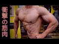 衝撃の筋肉!年々良くなります!ripped muscle ラテラルレイズマシーン