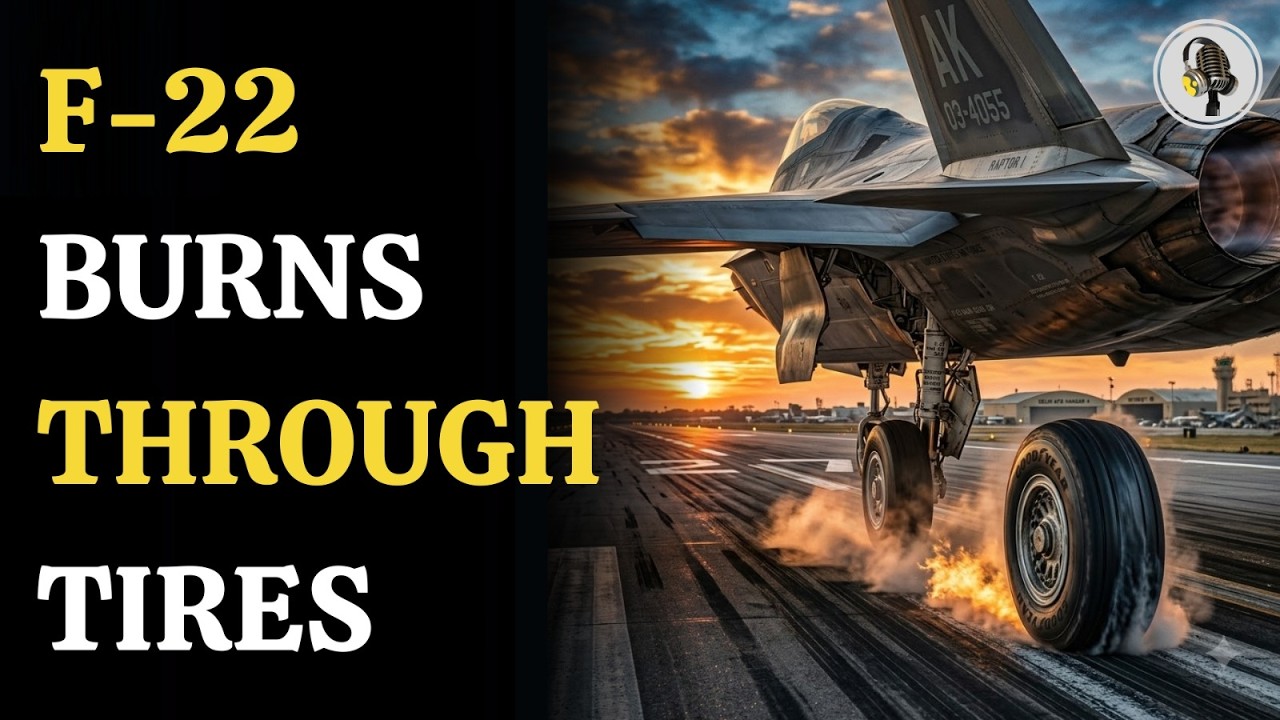 Why F-22 Raptor Tires Wear Out So Quickly | WION Podcast