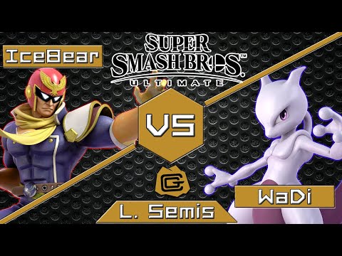 IceBear (Captain Falcon) vs WaDi (Mewtwo) - Ultimate at The Cave #68 - Losers Semis