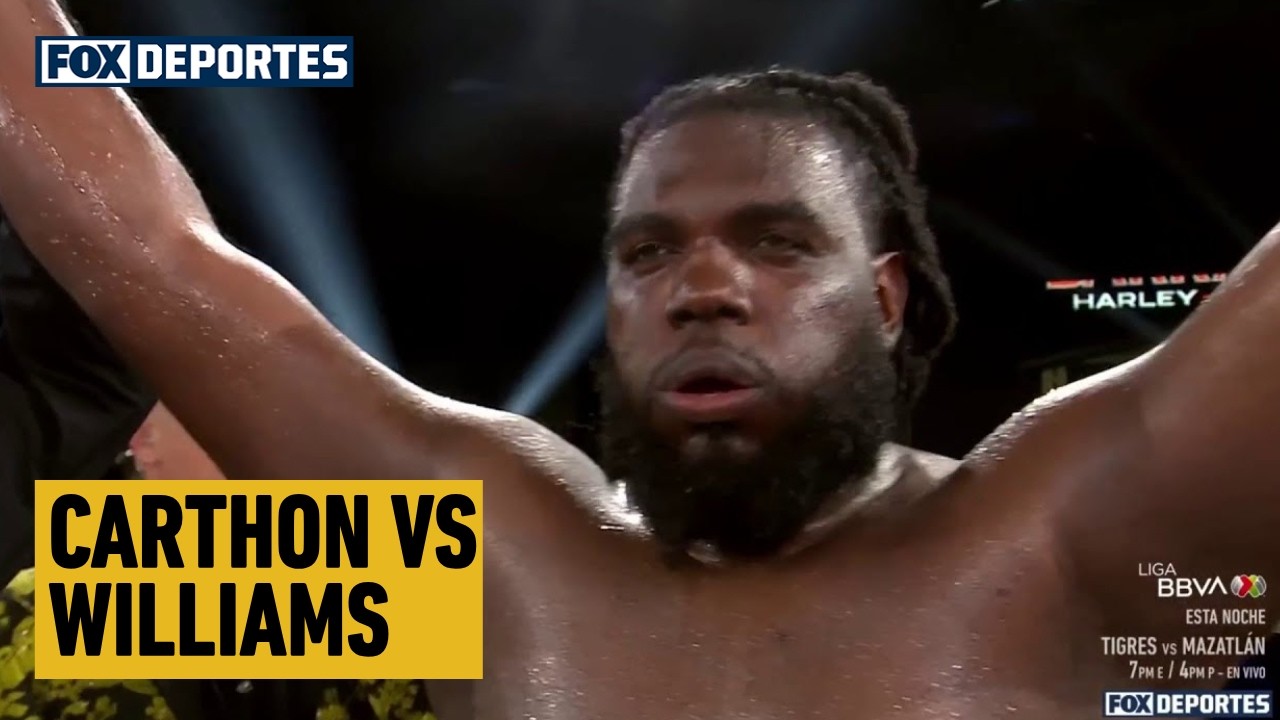😤🥳 CARTHON VS WILLIAMS | Terry Williams desata todo su poder | BKFC | Pelea Completa