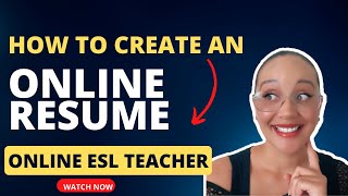 How To Create An Effective Online Esl Teacher Resume | Tips To Stand Out