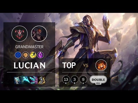 Lucian Top vs Gnar - EUW Grandmaster Patch 11.4