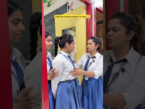 That one enemy monitor in school 🏫 #shorts #sejalgabashorts #school