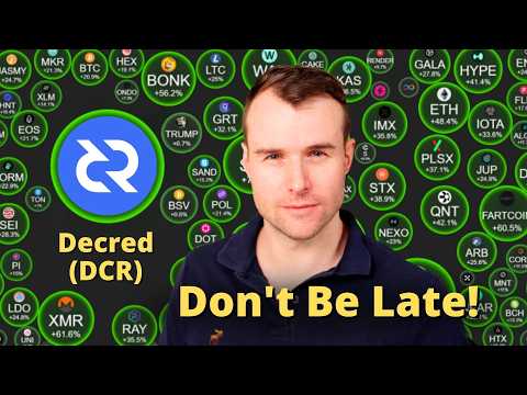 Why Decred Can Gain 1000%... 🤩 DCR Crypto Token Analysis