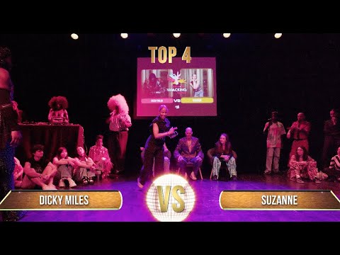 DICKY MILES vs SUZANNE | TOP 4 | All Europe Waacking Festival 2023