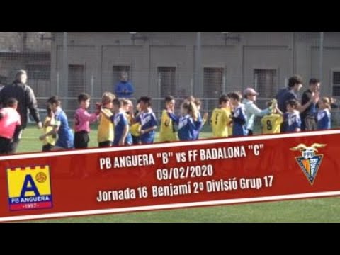 Benjamí (U10) PB Anguera "B"  vs FF Badalona "C" 9/02/2020 Jornada 16 Grup 17
