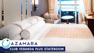 Azamara Quest | Forward Facing Club Veranda Plus Walkthrough Tour & Review 4K | Azamara Club Cruises