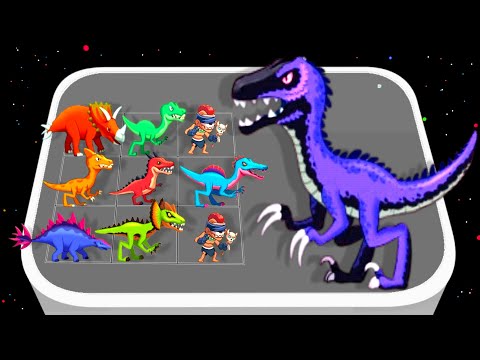 Merge Dinosaur Game_ Dinosaur Fighting Battle Cartoon Movie, Merge Master Fusion Battle