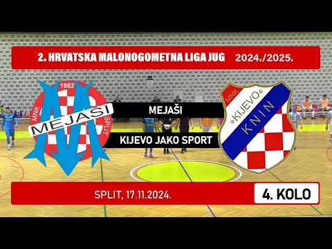 2. HMNL Jug: MEJAŠI - KIJEVO JAKO SPORT 4:7, 17.11.2024.