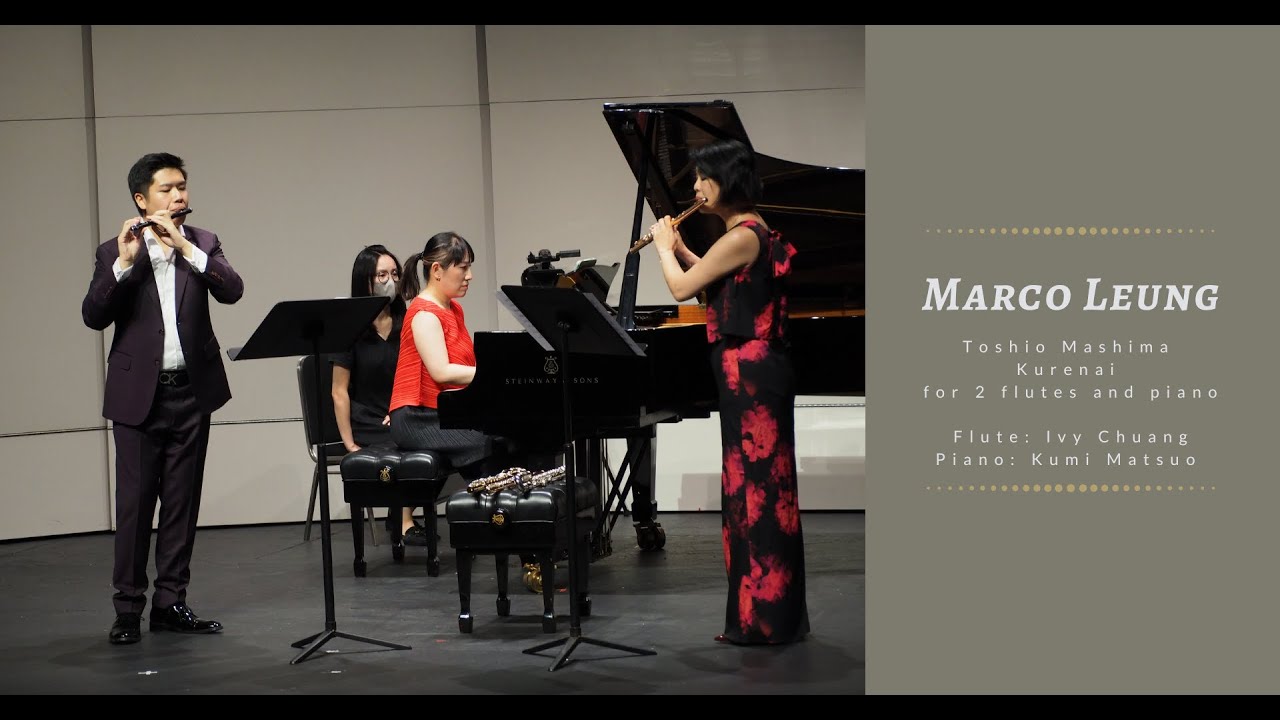 Toshio Mashima - Kurenai (for 2 flutes and piano)