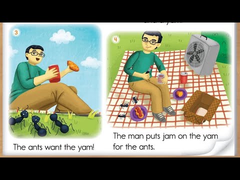 Oxford Phonics World student book level 2 - short vowels - disc1 - unit1 - short a - a am an - story