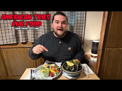 Americans try AMAZING Pub in Scotland | Dumfries