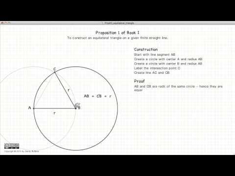 Euclid's Elements Book 1 - Proposition 1