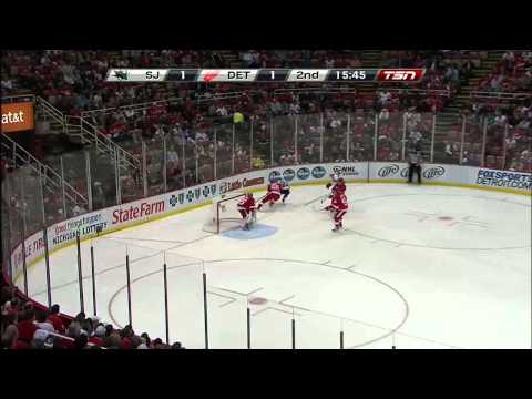 Pavel Datsyuk against San Jose Sharks 4/5/2011 - Stanley Cup 2011 Round 2 Game 3 Full Shifts