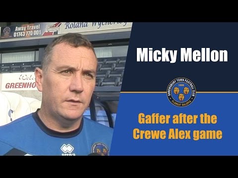 INTERVIEW | Micky Mellon post Crewe Alexandra (H) - Town TV