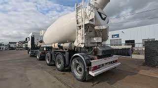 Renders BETON MIXER 12M3 + MOTOR (MALAXEUR/MISCHER) concrete mixer semi-trailer | Image 4 - Autoline