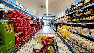 Shopping at Italy’s CHEAPEST Supermarket 🇮🇹 4K Walking Tour – How Much