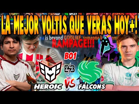 HEROIC vs FALCONS [BO1] - WISPER, SCOFIELD vs SKITER - BLAST SLAM IV DOTA 2
