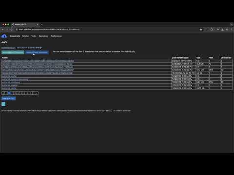 Use Kopia for Self-Hosted Scheduled Backups to S3
