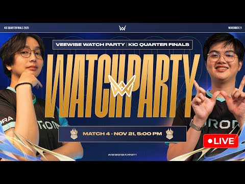 KIC 2025 WATCH PARTY | BLCK VS. BOOM | KNOCKOUT STAGE DAY 2