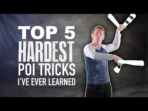 Top 5 Hardest Poi Spinning Tricks I've Ever Learned!