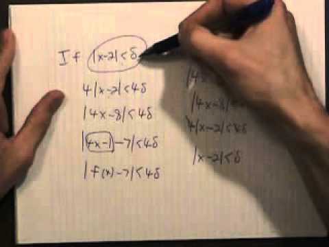 Epsilon-delta, example 1