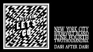 Matt and Kim - Dash After Dash (Roosevelt Island 2006)