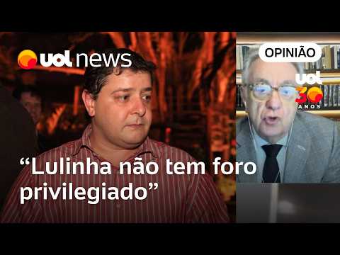 Lulinha não tem foro privilegiado; PF apura independente do período eleitoral, diz Maierovitch