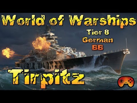 "Tirpitz" T8 vorgestellt ein Premiumschiff in World of Warships - Deutsch/German