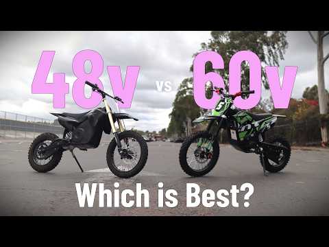 Electric Dirt Bike Shootout: 48v vs 60v
