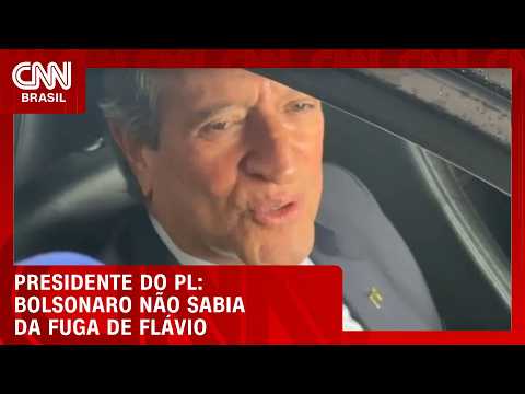 Ninguém aprovou carta de Flávio e Bolsonaro não sabia de fuga, diz Valdemar | BASTIDORES CNN