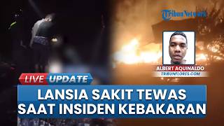 Detik-detik Kebakaran di Desa Teka Iku Sikka, Seorang Lansia yang Sakit Ditemukan Meninggal