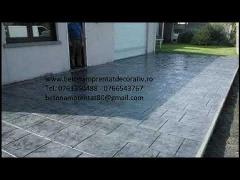 Beton Amprentat Valea Scurtă - Covasna Tel.0761350488 -0766543767