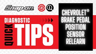 Chevrolet Brake Pedal Position Sensor Relearn | Quick Tip