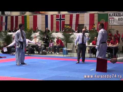 JKA Karate 2013 European Championships Junior Kumite Individual Male Final