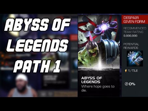 Abyss Of Legends: Path 1 (Easy Path)  l  Marvel Contest Of Champions