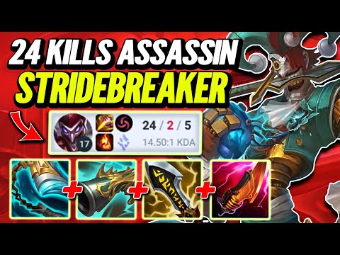 24 Kills Stridebreaker Shaco Build! S14 Ranked [League of Legends] Full Gameplay - Infernal Shaco