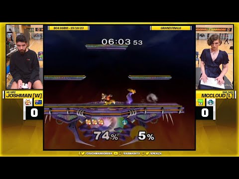 Big Cheese 4 SSBM: Joshman vs McCloud (Fox/Marth vs Peach) - Grand Finals