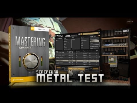 Mastering EZmix Pack - Metal Test & Playthrough [Full HD]