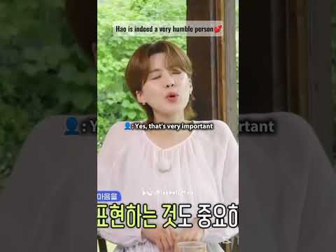 Hao says that Hanbin has taught him manners the most💞#zhanghao#sunghanbin#haobin#zb1#kpop#viral#fyp