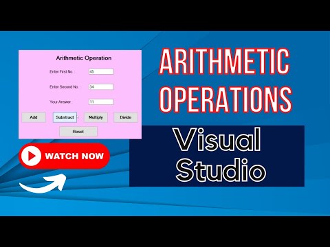 Visual Basic Programming Arithmetic Operations Addition And Subtraction