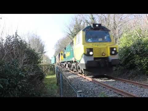 Train Spotting around Telford (197 drag and 67 ECS working)